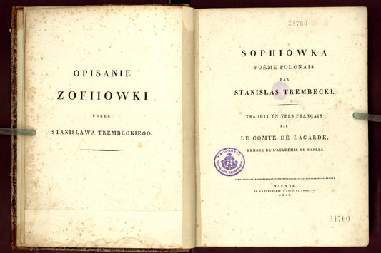 Sofiówka Stanisława Trembeckiego
