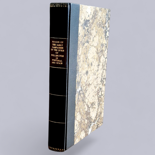 Book cover Memoir Early Campaigns Duke Wellington Portugal Spain Lord Westmorland rare military history