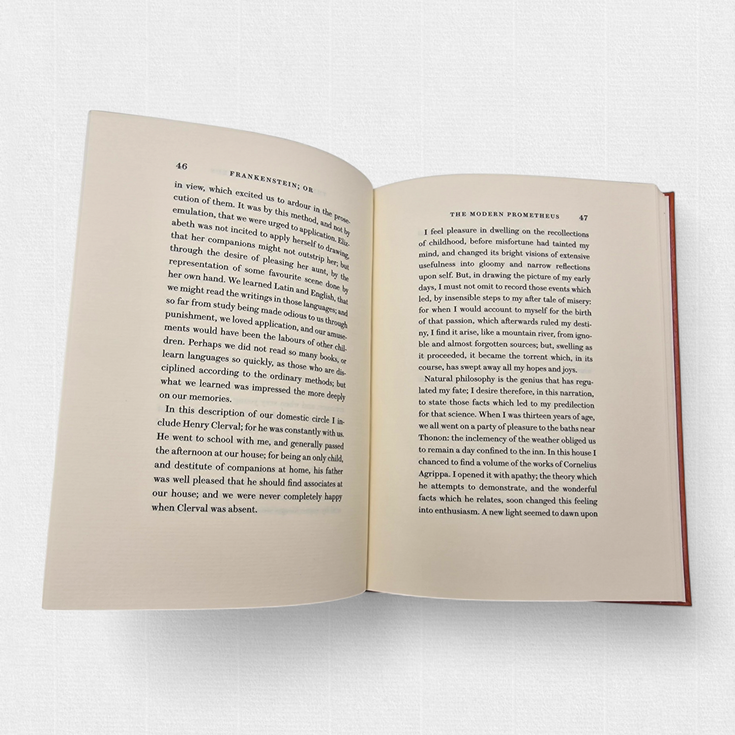 Frankenstein; or The Modern Prometheus by Mary Shelley