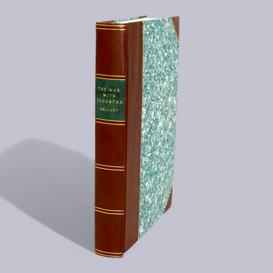 The War with Jugurtha by Sallust - Limited Edition Leather Bound Book Cover