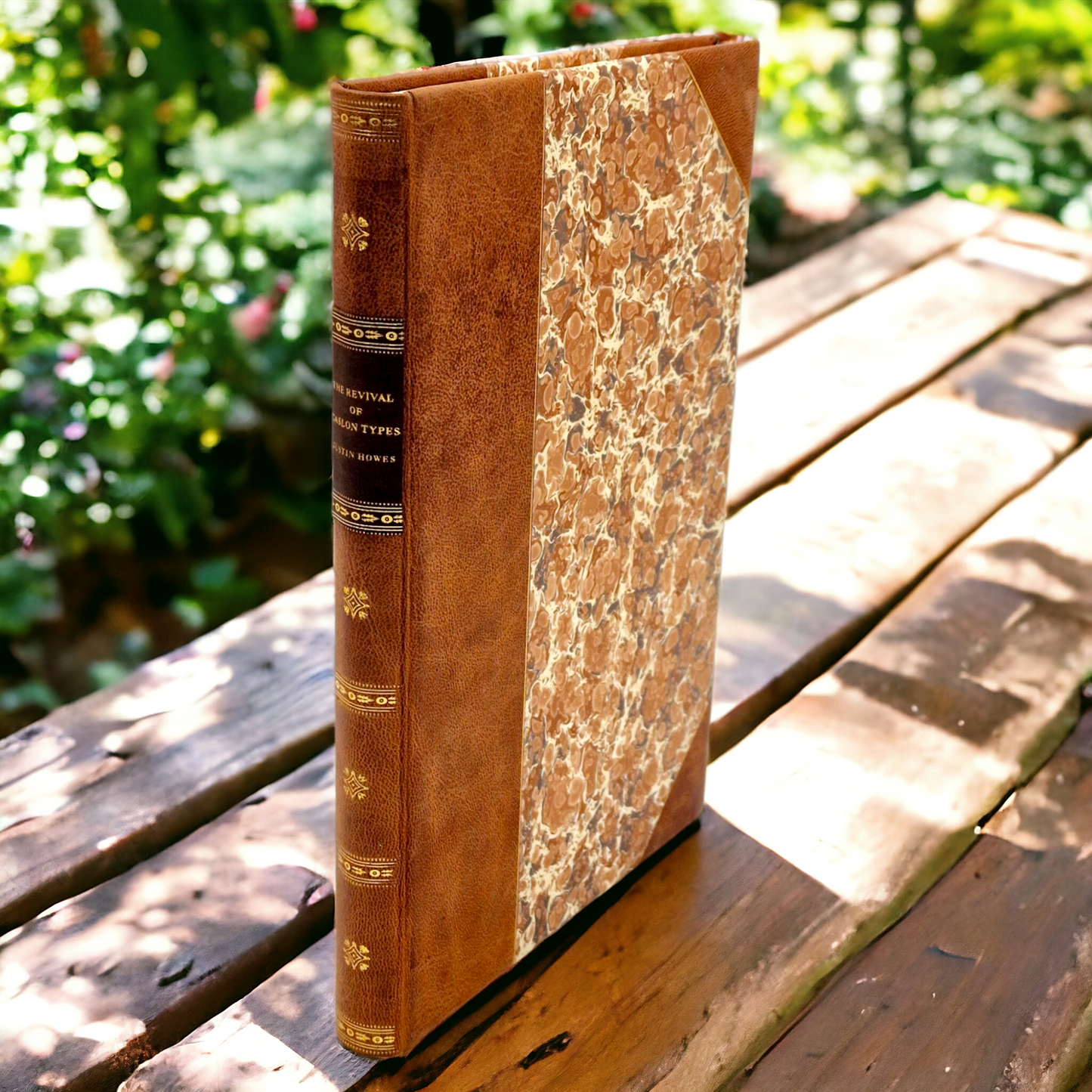 The Revival of Caslon Types - back cover and spine